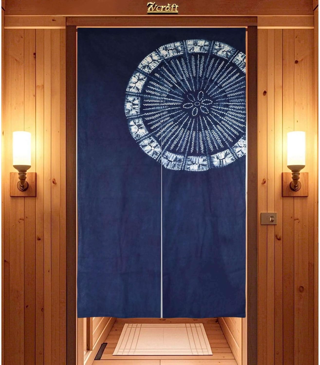 Shibori Tie Dye - 핸드 염색 일본 커튼/시보리 타이 염색