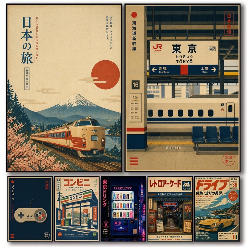 Japanese Lifestyle Store - 빈티지 일본 전통 상점 기차역 게임