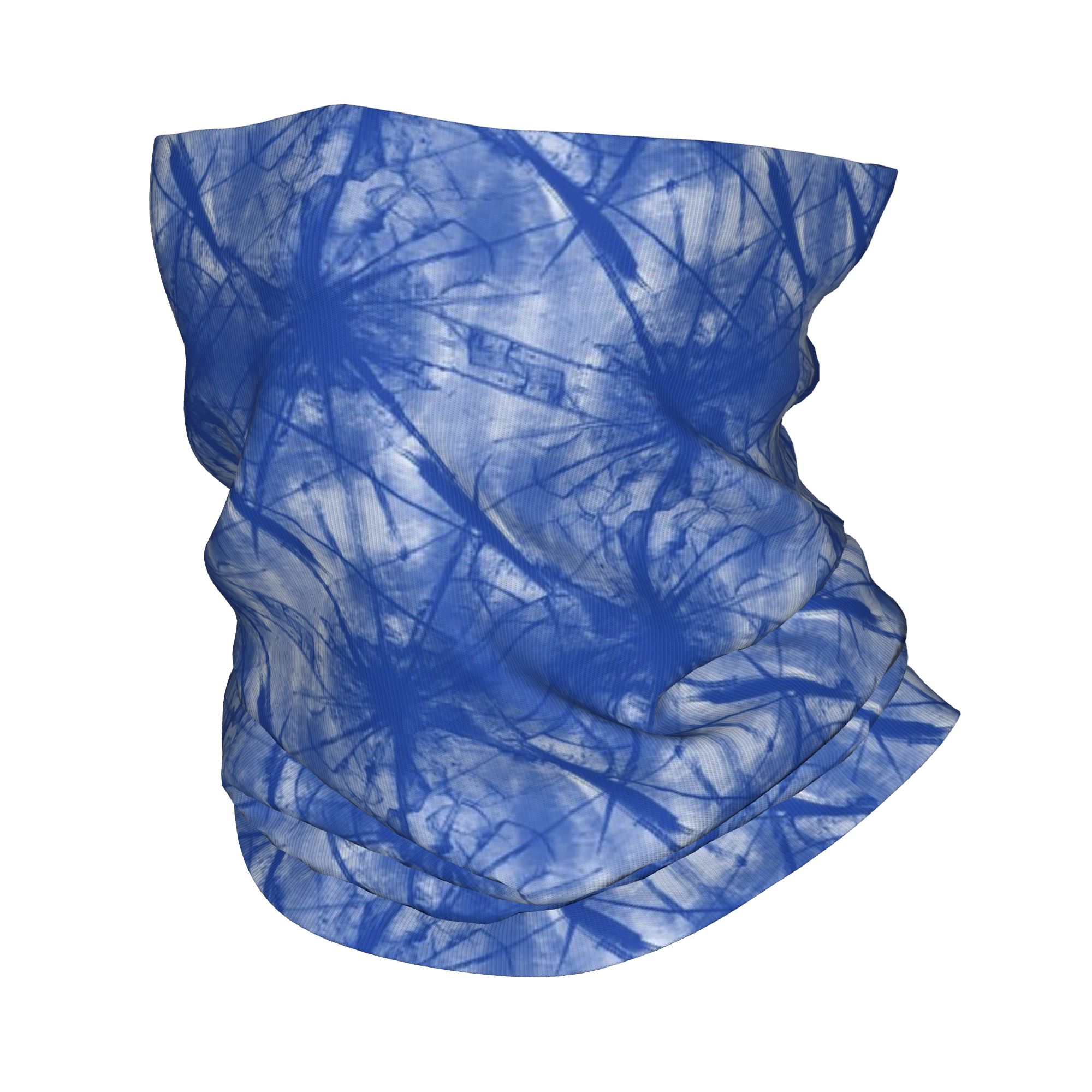 인디고 타이다이 시보리 패턴 반다나 넥 커버 프린트 랩 - Shibori Tie Dye 리뷰 및 가격