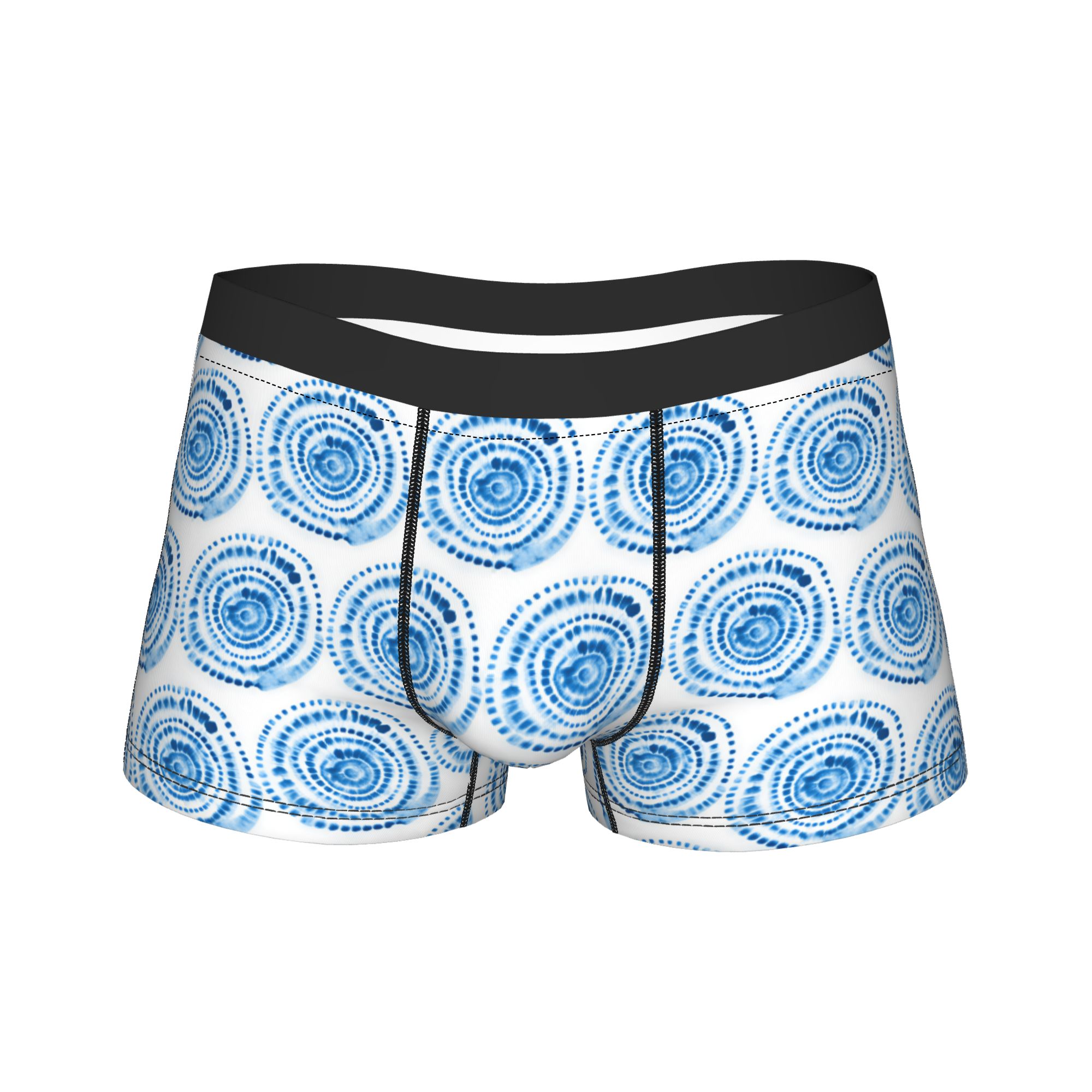 심리스 시보리 패턴 타이다이 장식 속옷 남성용 반바지  - Shibori Tie Dye 리뷰 및 가격